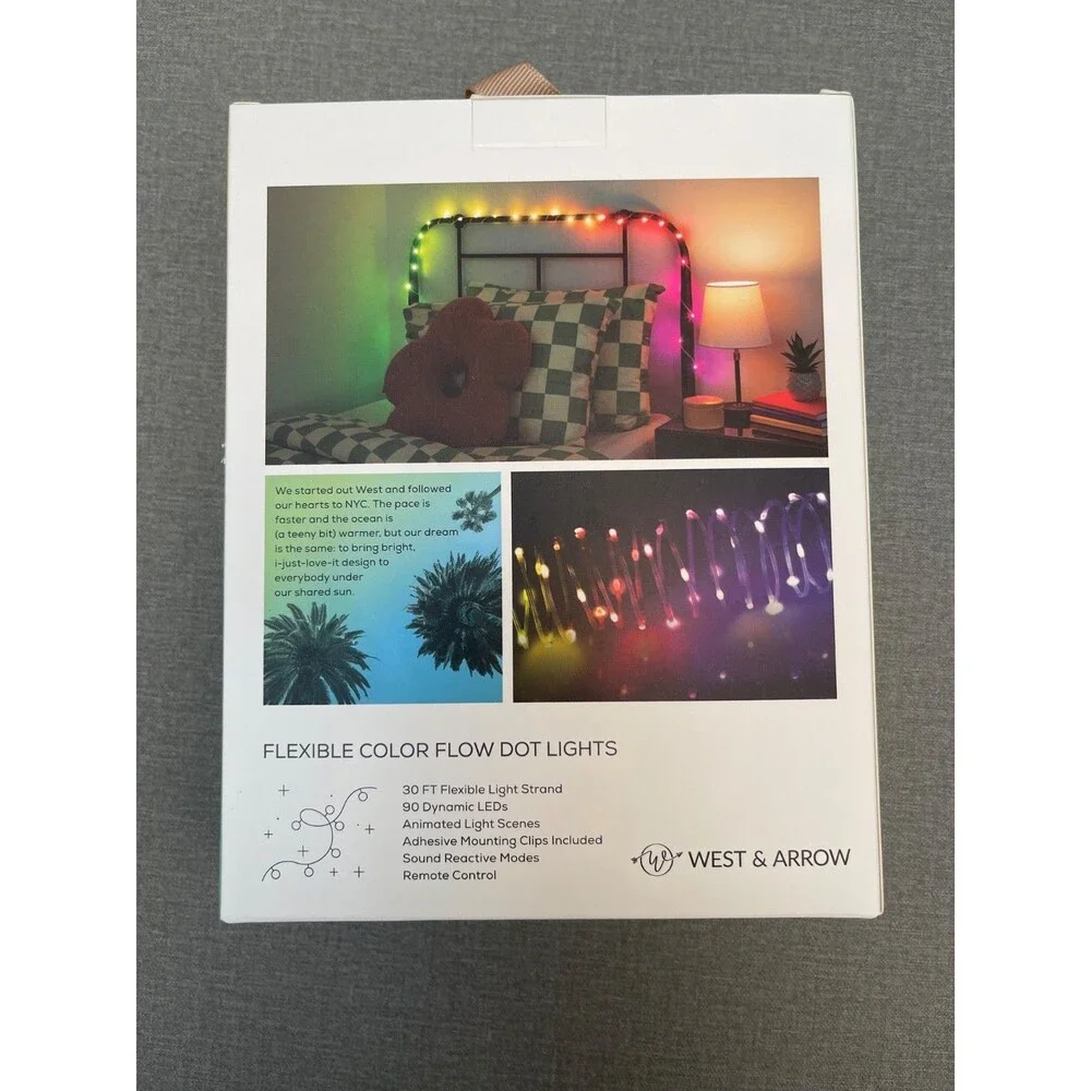 WEST & ARROW Curtain String Light With Remote ,USB OR Battery Operated ,Choose